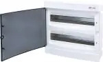 Omezená Nabídka ETI ECM 2x18PT *001101083 Zapuštěná rozvodnice s průhlednými dvířky ECM 2x18PT, počet modulů 36 (2x18), In = 63A, Un = 400V AC,