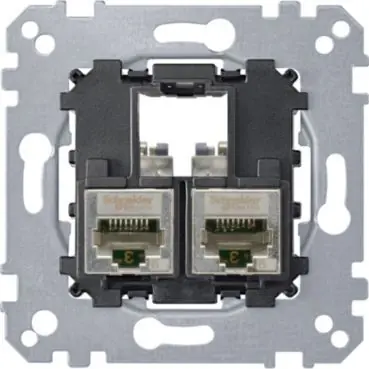 Horká Nabídka Datová zásuvka 2xRJ45, kat. 5e, STP, Actassi S-One *MTN4575-0012