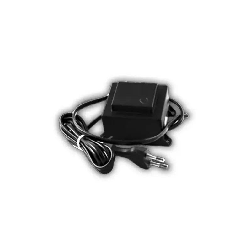 Výprodej Transformátor K02505 25VA/11,5V/2A/80X50X55mm v plastu s kabelem převod z 230V/50Hz na 12V/50Hz o výkonu 30 VA Tomex
