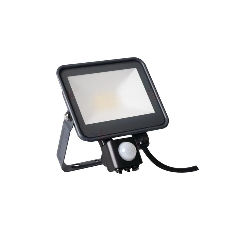 Nízká Cena Svítidlo LED FL-20W-NW-SE reflektor s čidlem barva černá 33886 Kanlux