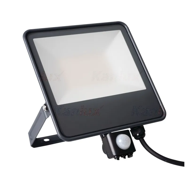 Zlevněný Svítidlo LED FL-50W-NW-SE reflektor s čidlem barva černá 33888 Kanlux