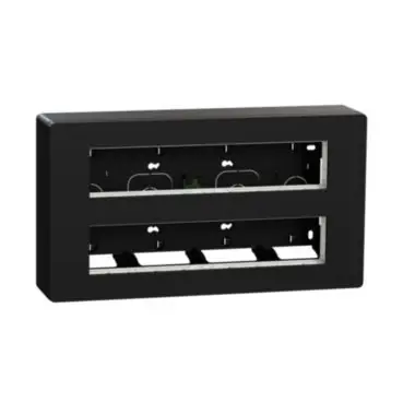 Unica System+ - Centrální jednotka 2x10 modulů povrchová, Antracit *NU121054 Oblíbený