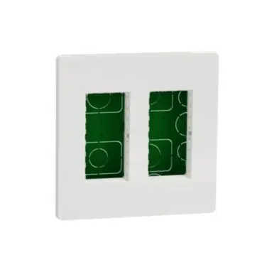 Unica System+ - Centrální jednotka 2x4 modulů zapuštěná, Bílá *NU172418 Koupit Online