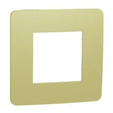 Levný Unica Studio Color - Krycí rámeček jednonásobný, Light Green/Bílý *NU280211