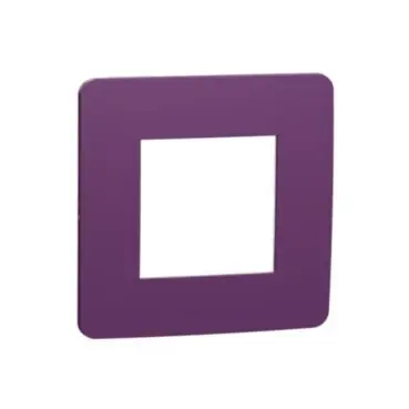 Unica Studio Color - Krycí rámeček jednonásobný, Plum/Bílý *NU280214 Nejlepší Volba