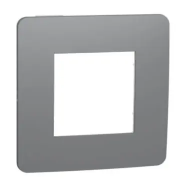 Unica Studio Color - Krycí rámeček jednonásobný, Dark Grey/Bílý *NU280221 Nejlepší Volba
