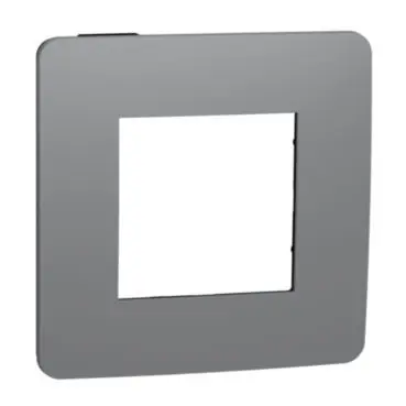 Výhodná Nabídka Unica Studio Color - Krycí rámeček jednonásobný, Dark Grey/Černý *NU280222