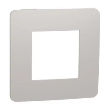 Unica Studio Color - Krycí rámeček jednonásobný, Light Grey/Bílý *NU280224 Nejlepší Cena