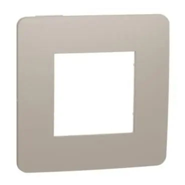 Unica Studio Color - Krycí rámeček jednonásobný, Taupe/Bílý *NU280226 Koupit Online