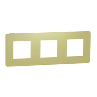 Unica Studio Color - Krycí rámeček trojnásobný, Light Green/Bílý *NU280611 Vrácení Zdarma