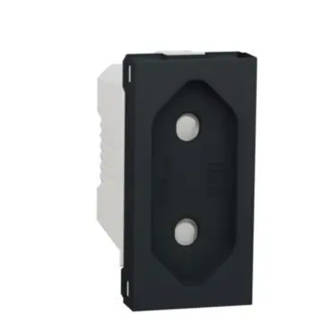 Jen Po Omezenou Doba Unica - Zásuvka 230V/10A pro ploché vidlice, 1M, Antracit *NU303154