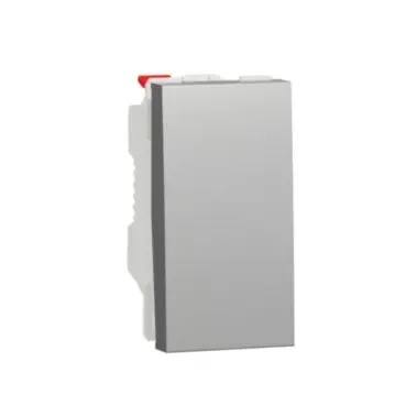Nízká Cena Unica - Tlačítko řazení 1/0, 1M, Aluminium *NU310630