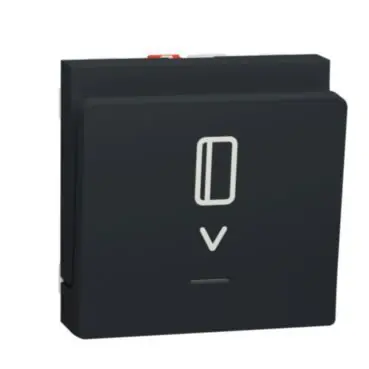Unica - Spínač pro hotelové karty, 2M, Antracit *NU328354 Must-Have