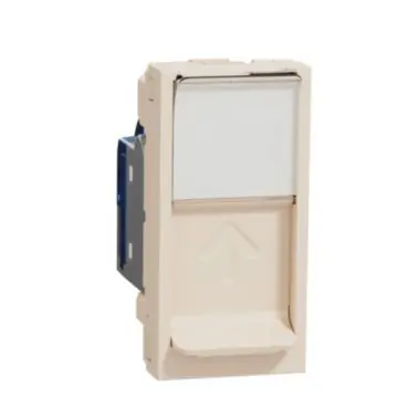 Nejlepší Volba Unica - Zásuvka datová 1xRJ45 Kat.6 STP, 1M, Béžová *NU341644