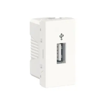 Unica - USB 2.0 datový konektor, 1M, Bílý *NU342918 Ověřený