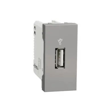 Unica - USB 2.0 datový konektor, 1M, Aluminium *NU342930 Top Prodej