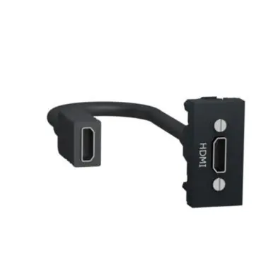 Nejlepší Volba Unica - HDMI konektor (předzapojený), 1M, Antracit *NU343054