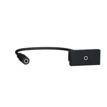 Unica - Mini jack audio 3,5 mm konektor, 1M, Antracit *NU343354 Cenová Bomba