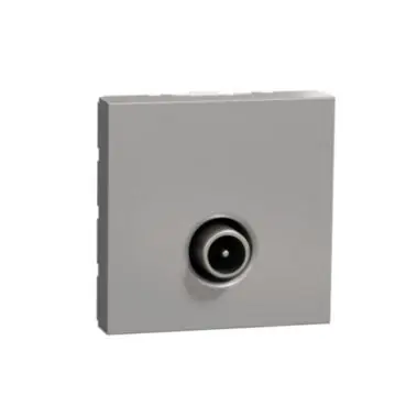 Výhodná Nabídka Unica - Zásuvka TV individuální 1,5 dB, 2M, Aluminium *NU346230