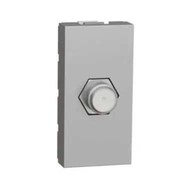 Rychlé Dodání Unica - Zásuvka TV F-konektor 1M, Aluminium *NU346830
