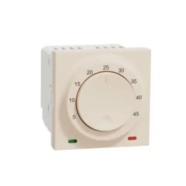 Unica - Termostat podlahový otočný 2M, Béžový *NU350344 Cenově Výhodný