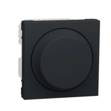 Unica - Stmívač otočný univerzální LED 5-200W, Antracit *NU351454 Vrácení Zdarma
