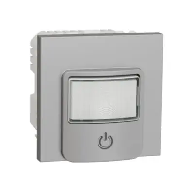 Unica - Detektor pohybu se spínačem 2200W, Aluminium *NU352530 Cenově Výhodný