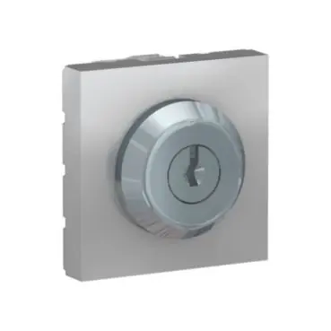 Pouze Dnes Unica - Tlačítko na klíč 3 polohy, 2M, Aluminium *NU373130
