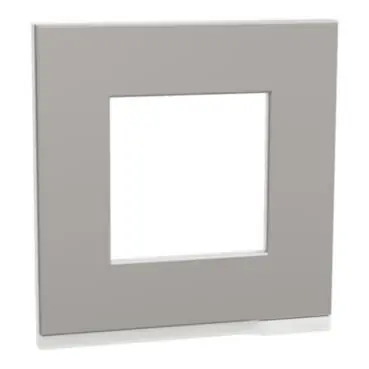 Unica Pure - Krycí rámeček jednonásobný, Aluminium *NU600280 Autentický
