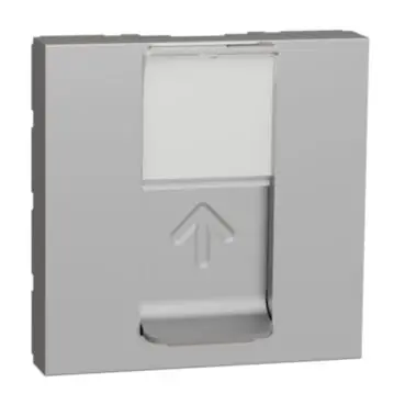 Unica - Centrální deska RJ45 S-ONE, 2M, Aluminium *NU941130 Hit Sezóny