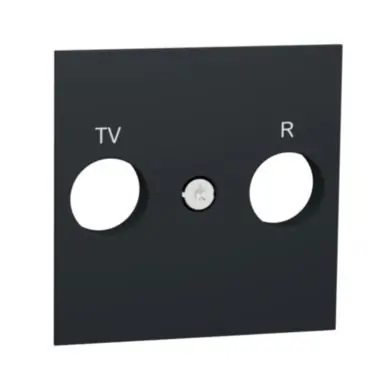 Unica - Centrální deska pro TV/R zásuvku, Antracit *NU944054 Výprodej