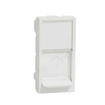 Omezená Nabídka Unica - Centrální deska RJ45 Keystone 1M, Bílá *NU946018