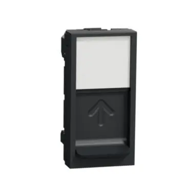 Přímo Od Výrobce Unica - Centrální deska RJ45 Keystone 1M, Antracit *NU946054