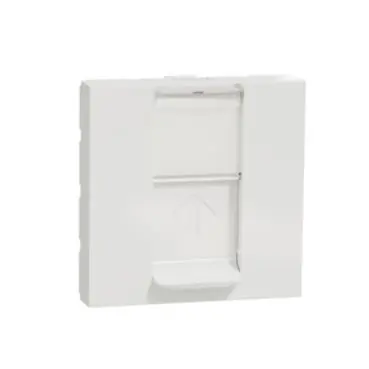 Unica - Centrální deska RJ45 Keystone, 2M, Bílá Antibakteriální *NU946120 Autentický