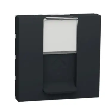 Unica - Centrální deska RJ45 Keystone, 2M, Antracit *NU946154 Cenově Výhodný