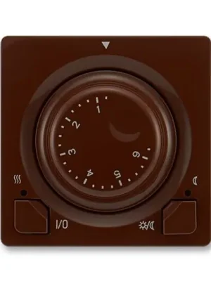 Kup Teď Swing® 3292G-A10101 H1 termostat univerzální s otočným nastavením teploty (ovl. jednotka)barva hnědá *ABB