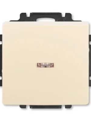 Swing® 3557G-A01341 C1 spínač jednopólový, s průzorem, řazení 1, s krytem barva krémová * ABB Cenově Výhodný
