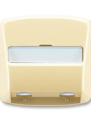 Ověřený Tango 5013A-A00215 D kryt zásuvky telefonní, dvojnásobné (pro přístroj 5013U)barva béžová *ABB