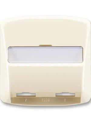 Odeslání Ihned Tango 5013A-A00252 C kryt zásuvky ISDN průchozí, dvojnásobné barva slonová kost *ABB
