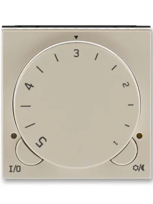 Levit® 3292H-A10101 18 termostat univerzální s otočným nastavením teploty (ovl. jednotka) barva macchiato / bílá * ABB Oblíbený