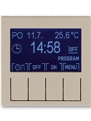 Oblíbený Levit® 3292H-A20301 18 hodiny spínací programovatelné (ovládací jednotka)barva macchiato / bílá * ABB