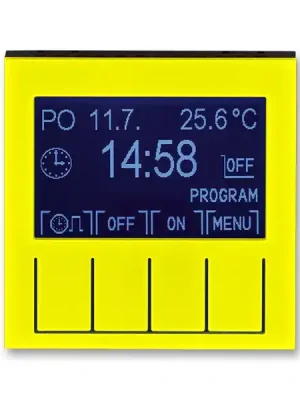Levit® 3292H-A20301 64 hodiny spínací programovatelné (ovládací jednotka)barva žlutá / kouřová černá * ABB Levný