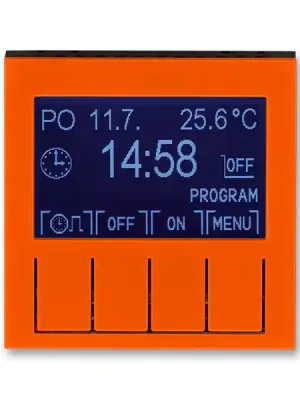 Must-Have Levit® 3292H-A20301 66 hodiny spínací programovatelné (ovládací jednotka)barva oranžová / kouřová černá * ABB