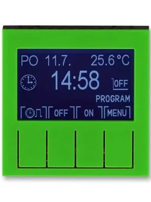 Horká Nabídka Levit® 3292H-A20301 67 hodiny spínací programovatelné (ovládací jednotka) barva zelená / kouřová černá * ABB