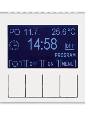 Horká Nabídka Levit®M 3292H-A20301 68 hodiny spínací programovatelné (ovládací jednotka) barva perleťová / ledová bílá ABB