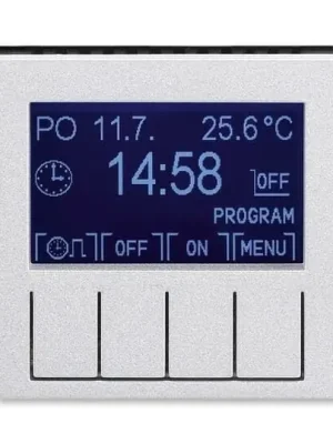 Levit®M 3292H-A20301 70 hodiny spínací programovatelné (ovládací jednotka) barva titanová / kouřová černá ABB Vysoce Kvalitní