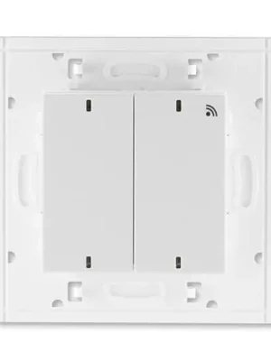 Nová Kolekce Levit® 3299H-A11908 16 vysílač RF dvojnásobný, nástěnný, 868 MHz barva šedá / bílá * ABB