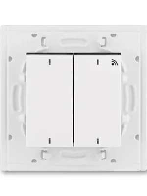 Levit® 3299H-A11908 62 vysílač RF dvojnásobný, nástěnný, 868 MHz barva bílá / kouřová černá * ABB Finální Výprodej
