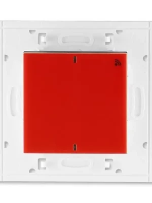 Novinka Levit® 3299H-A21908 65 vysílač RF jednonásobný, nástěnný, 868 MHz barva červená / kouřová černá * ABB