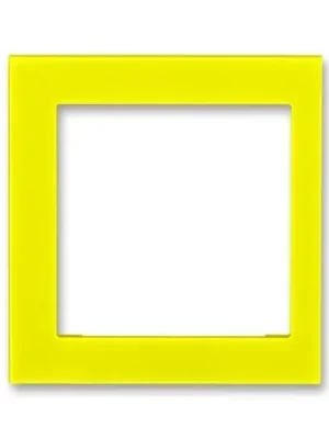 Horká Nabídka Levit® 3901H-A00255 64 kryt rámečku s otvorem 55x55, krajní barva žlutá * ABB